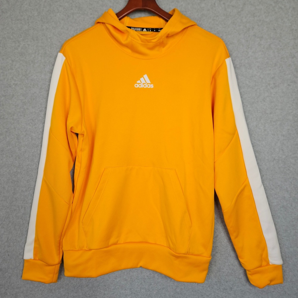 Adidas Aeroready Pullover‎ Hoodie Mens Size Medium Yellow White GM2690 New